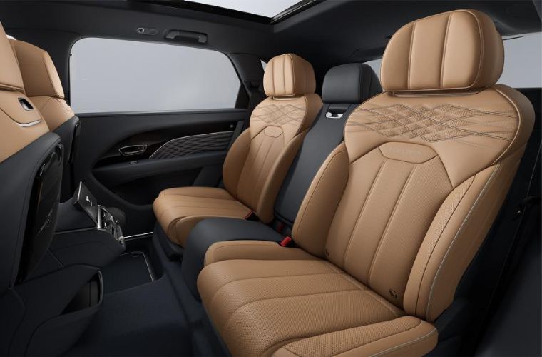 2026 Bentley Bentayga rear seats