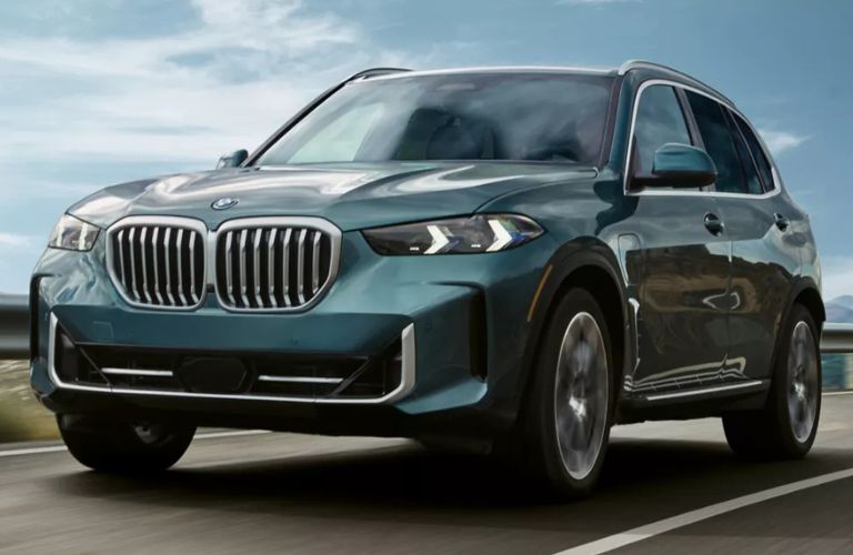 2026 BMW X5 front and side view