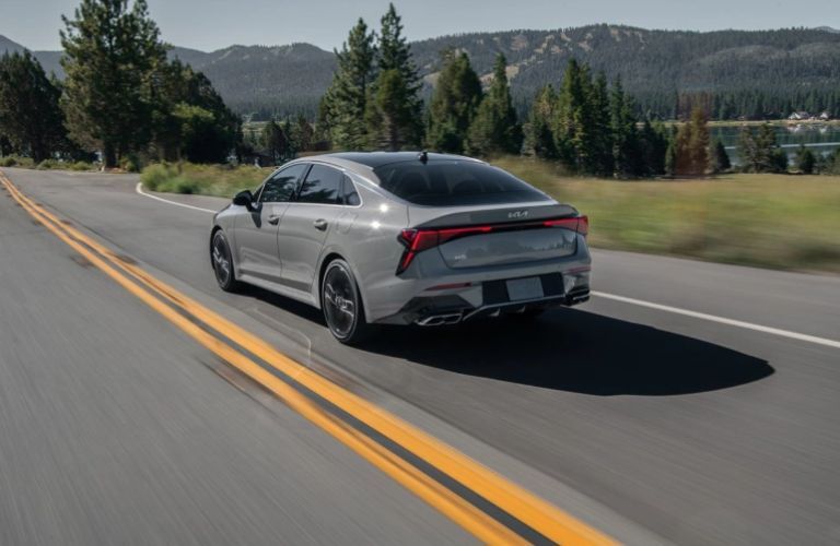 2025 Kia K5 on a highway