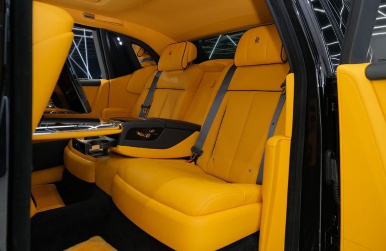 Rear seats of the 2026 Rolls-Royce Phantom MANSORY