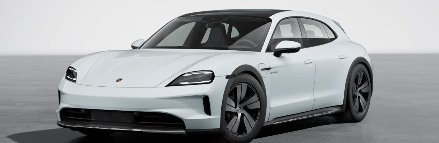 front quarter view of the 2025 Taycan 4 Cross Turismo