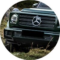 2019 Mercedes-Benz G-Class front grille closeup