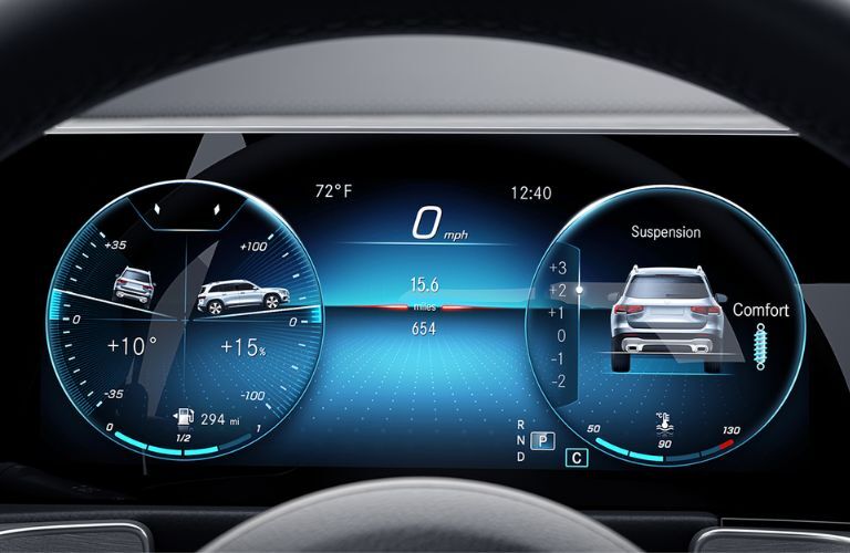 An image of the MBUX Infotainment System of the 2023 Mercedes-Benz GLB