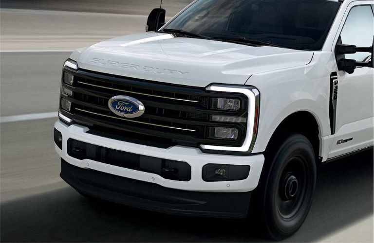 2025 Ford F-350 Platinum front end close up