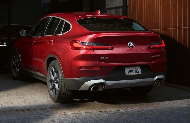 Rear of the 2022 BMW X4