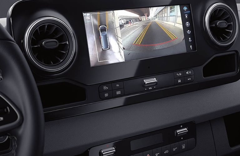 An image of the parking assist of the 2023 Mercedes-Benz Sprinter