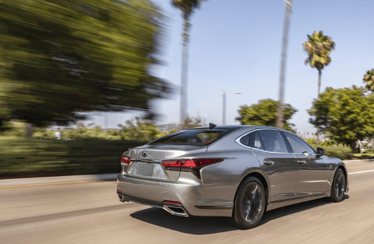 2023 Lexus LS back view