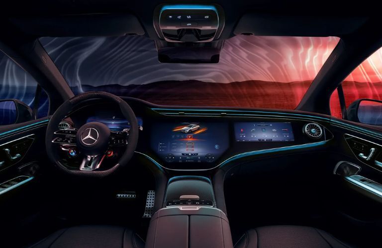 2026 Mercedes-AMG® EQE Sedan interior front dash