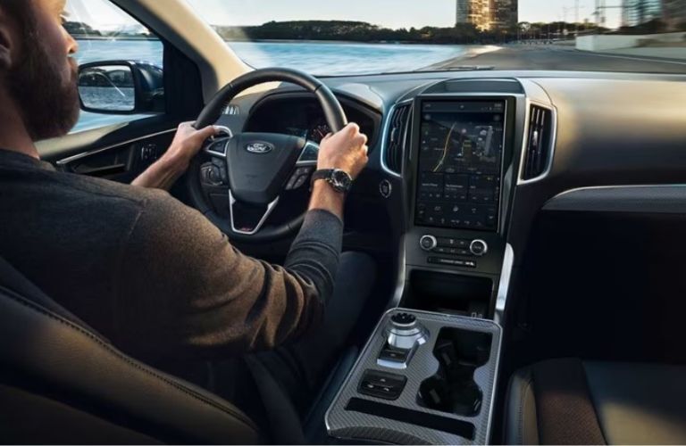2024 Ford Edge Titanium with a male driver