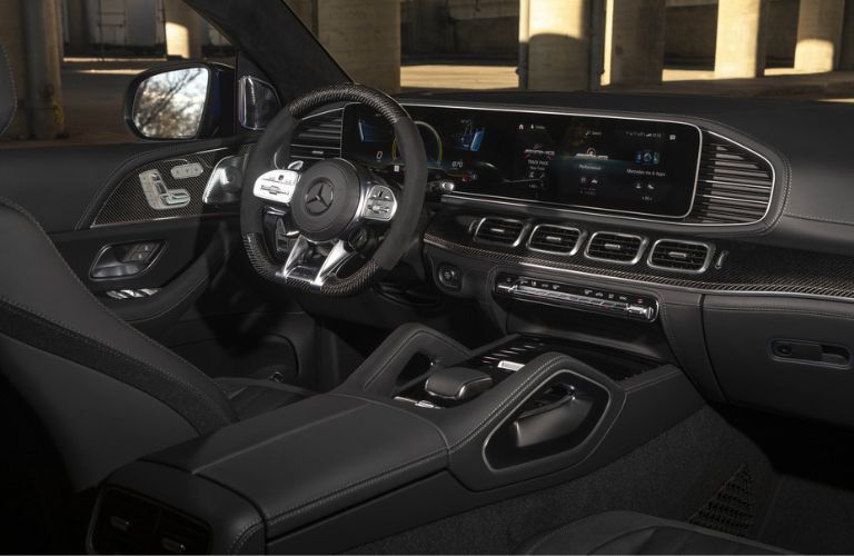 Cockpit view of the 2024 Mercedes-AMG GLE 63 S Coupe