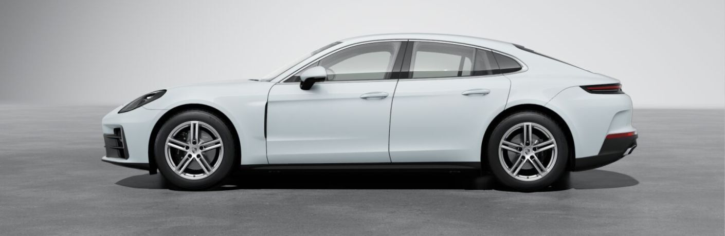 Side view of the 2026 Porsche Panamera White