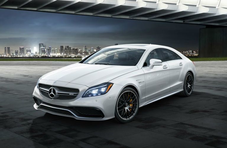 2017 Mercedes-Benz CLS Coupe at night