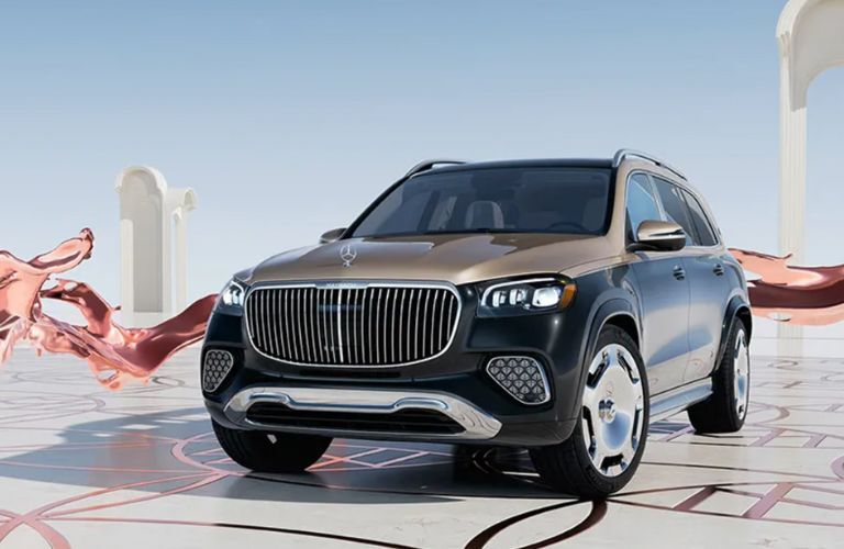 front view of a Mercedes-Maybach model