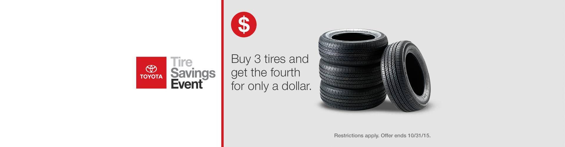 October Tires Sales Event