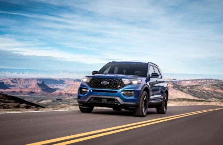front view of the 2020 Ford Explorer