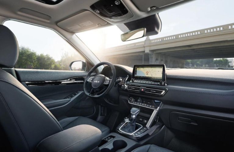 Dashboard of the 2023 Kia Seltos