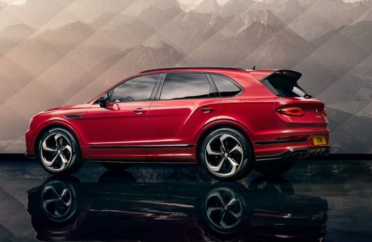 Bentley Bentayga in a showroom