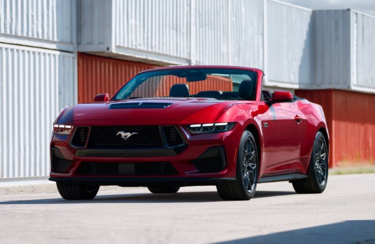 2024 Ford Mustang front and side view