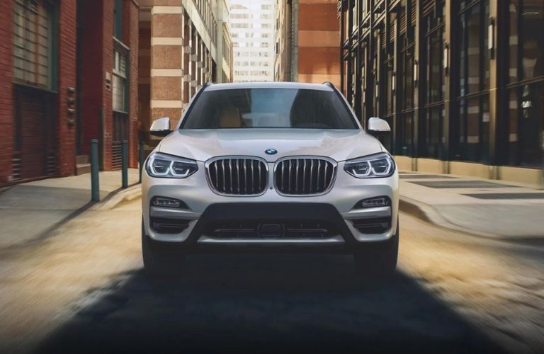 2021 BMW X3 white front view