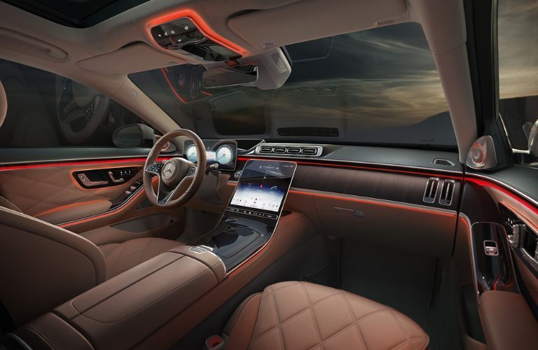 Mercedes-Maybach S 580 with Macchiato BeigeBronze Brown Pearl leather