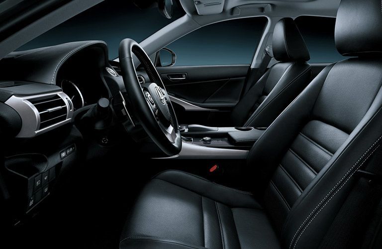 2017 Lexus IS200 front seats