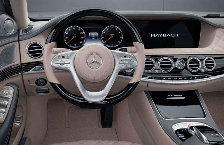Steering wheel of the 2017 Mercedes-Benz Maybach