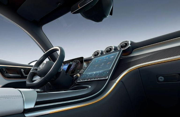 side dashboard view of the 2026 Mercedes-Benz GLC 300 4MATIC® Coupe