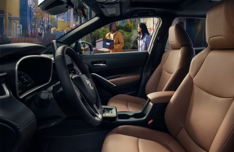 front-row seating in the 2026 Toyota Corolla Cross