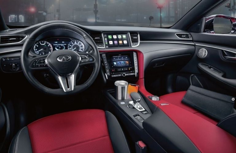 2022 INFINITI QX55 dashboard steering