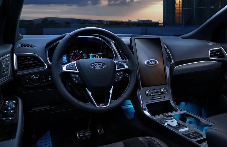 dashboard view of the 2024 Ford Edge