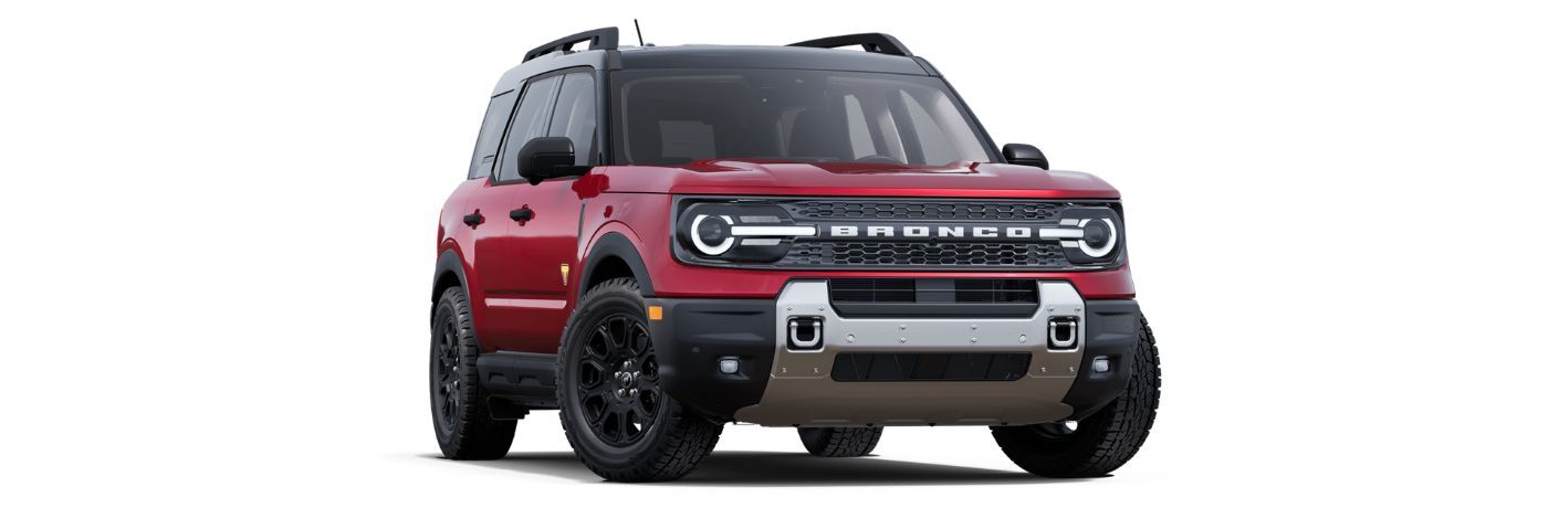 2025 Ford Bronco Sport Badlands side and front view