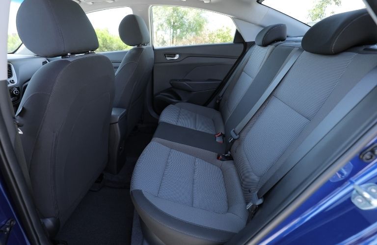 2021 Hyundai Accent rear seats