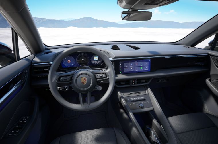 2027 Porsche Macan Electric interior front dash