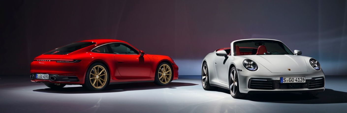 Two 2024 Porsche 911 side by side