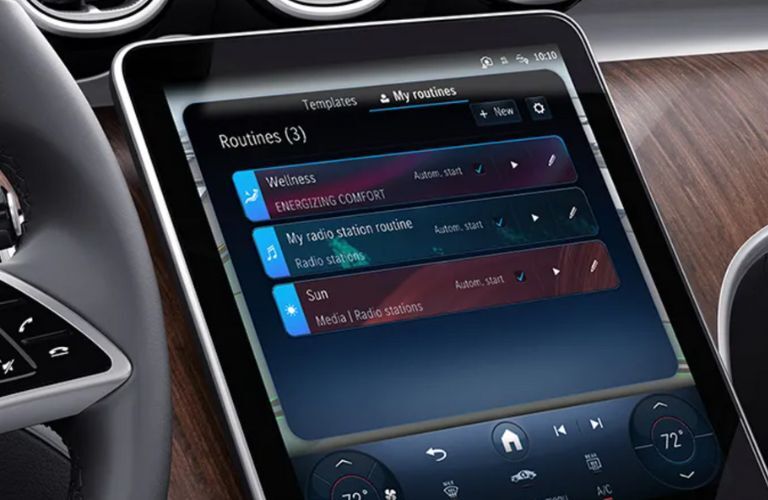 MBUX Routines in the 2025 Mercedes-Benz C-Class