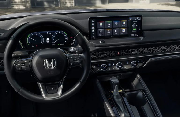 steering wheel and dashboard of a 2025 Honda Accord