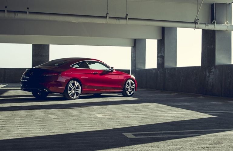 2021 Mercedes-Benz C-Class Coupe Rear and Side