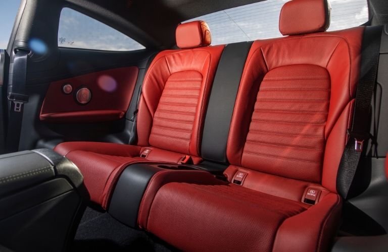 2021 MB C-Class Coupe interior rear seats