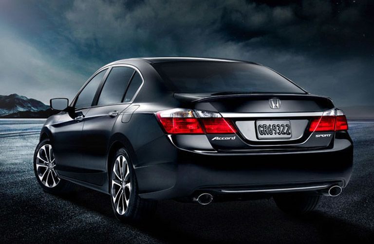 Back of Honda Accord