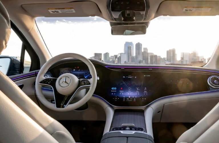 dashboard view of the 2023 Mercedes-Benz EQS 580 4MATIC SUV