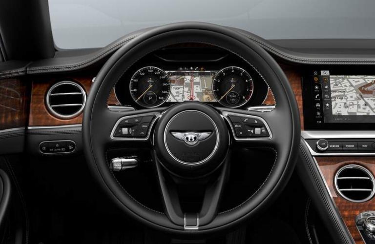 Bentley Continental GT steering wheel
