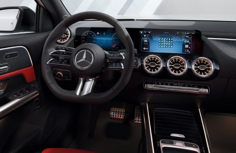 Dashboard of the 2024 GLA SUV