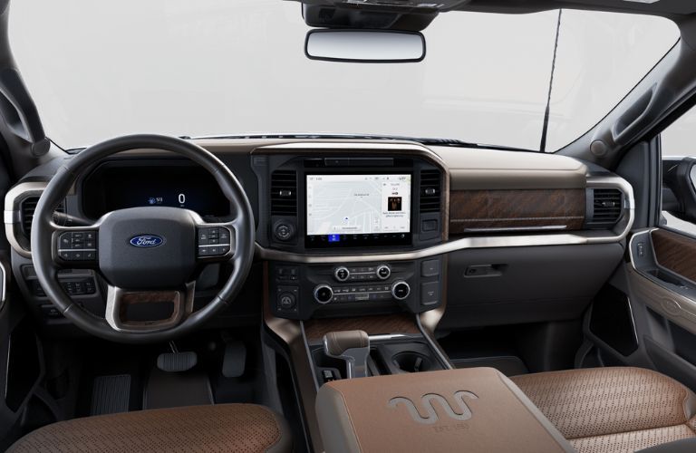 2025 Ford F-150 King Ranch front interior view