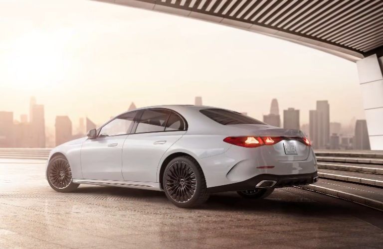 2026 Mercedes-Benz E-Class rear and side angle