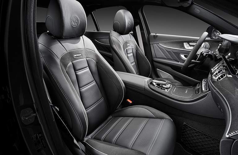 2018 Mercedes-Benz AMG® E 63 Sedan interior front seats black leather