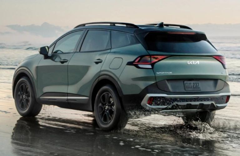 2023 Kia Sportage side and back view