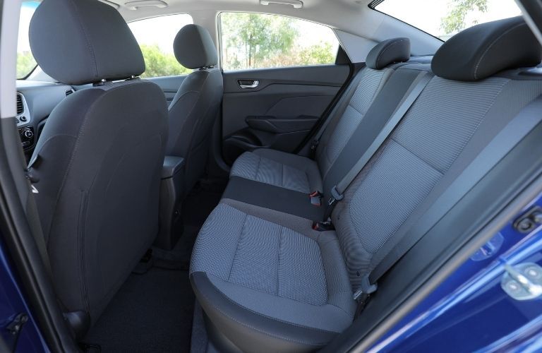 2021 Hyundai Accent rear seats