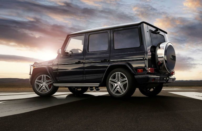 2017 Mercedes-Benz G-Class by a sunset