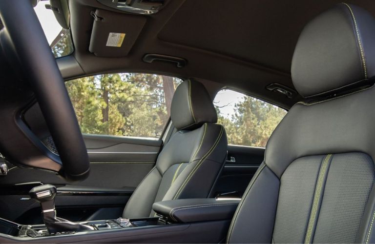 Dashboard and front seats of the 2025 Kia K5