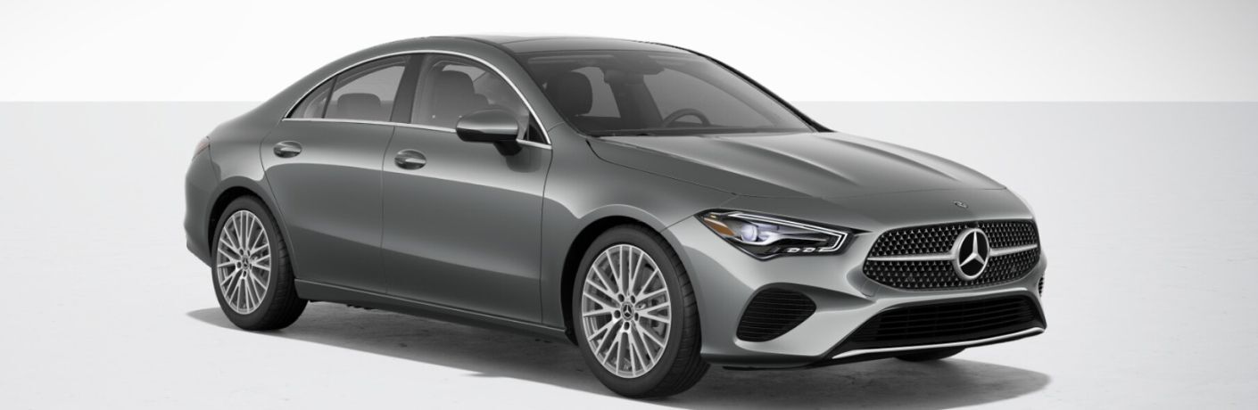2024 Mercedes-Benz CLA 250 Coupe side and front view